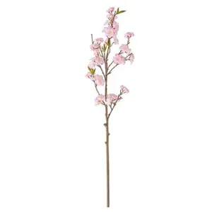 Pink Cherry Blossom Spray 36" - Single Stem Artificial Flower