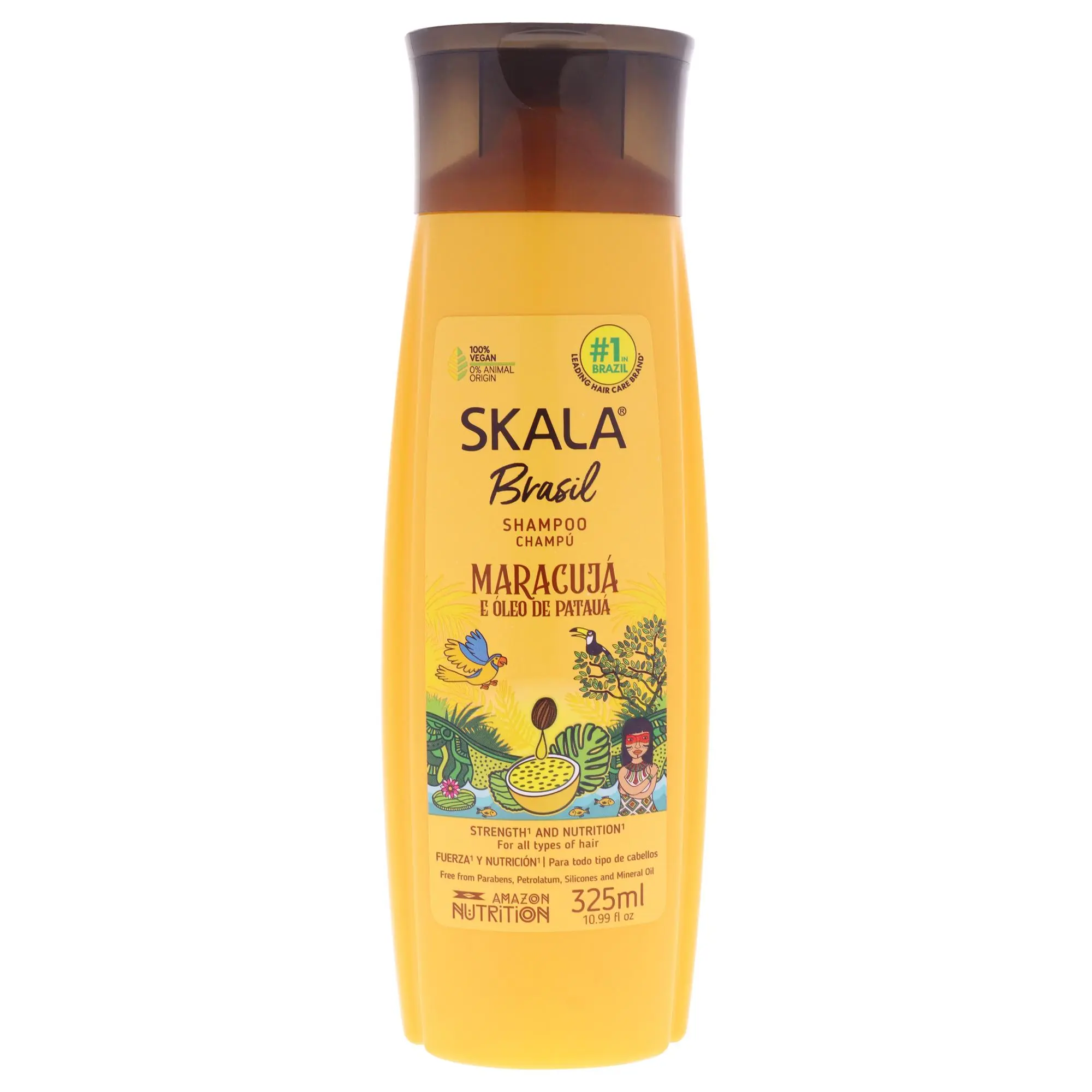 Skala Brasil Passion Fruit & Amazonian Olive Oil Shampoo for Women - 10.99 fl oz Beauty & Personal Care Hair Cleanser