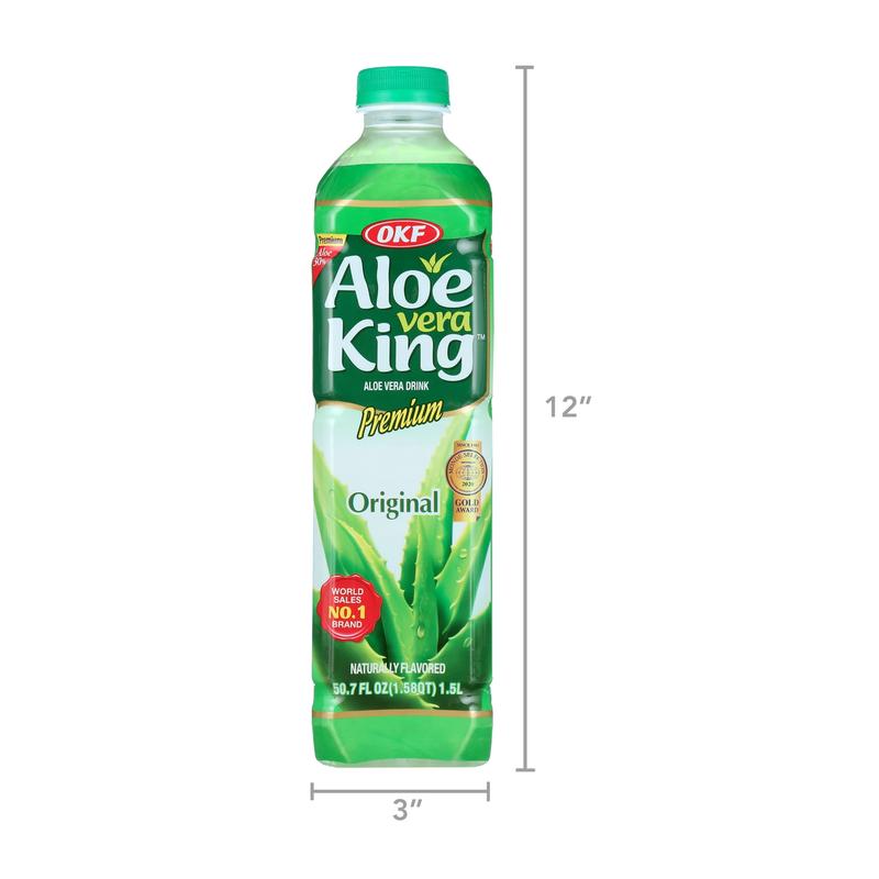 OKF Aloe Vera King Natural Original Aloe Vera Drink, 1.5 L