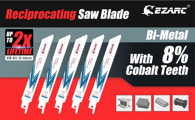 14tpi,6/9 in. Bi-Metal Reciprocating Saw Blade For Metal Cutting Tool Heavy Duty