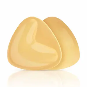 Self-Adhesive Silicone Bra Pads, Sticky Thick Triangle-Shaped Push-Up Breast Inserts, Bra Pack