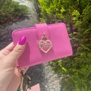Juicy Couture Pink Faux Leather Wallet