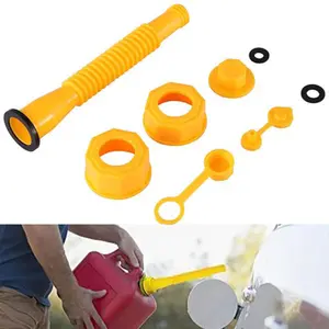 Replacement Gas Can Spout Nozzle Vent Kit for Plastic Cans with Old Style Caps Essential Maintenance Part