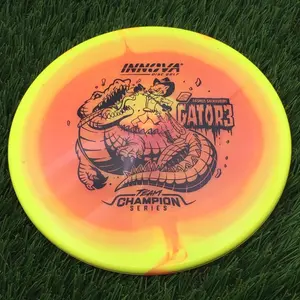Innova Halo Champion Gator3 with Rasmus Saukkoriipi Team Champion Tour Series 2026 Stamp - 175.3g - Orange Yellow