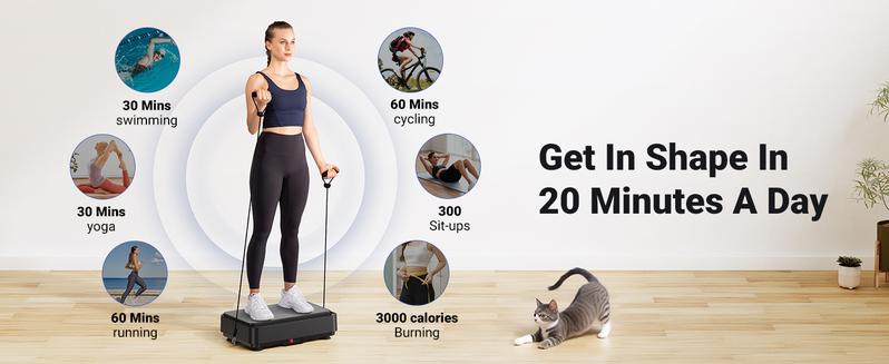 Merach Square Vibration Plate Exercise Machine 265lbs Capacity, Comfortable Lymphatic Drainage For Full Body Workout, Home Gym Fitness Equipment, Ideal For Gift, TikTokShopBlackFriday Merach Square Vibration Plate Exercise Machine 265lbs Capacity, Comfortable Lymphatic Drainage For Full Body Workout, Home Gym Fitness Equipment, Ideal For Gift, TikTokShopBlackFriday