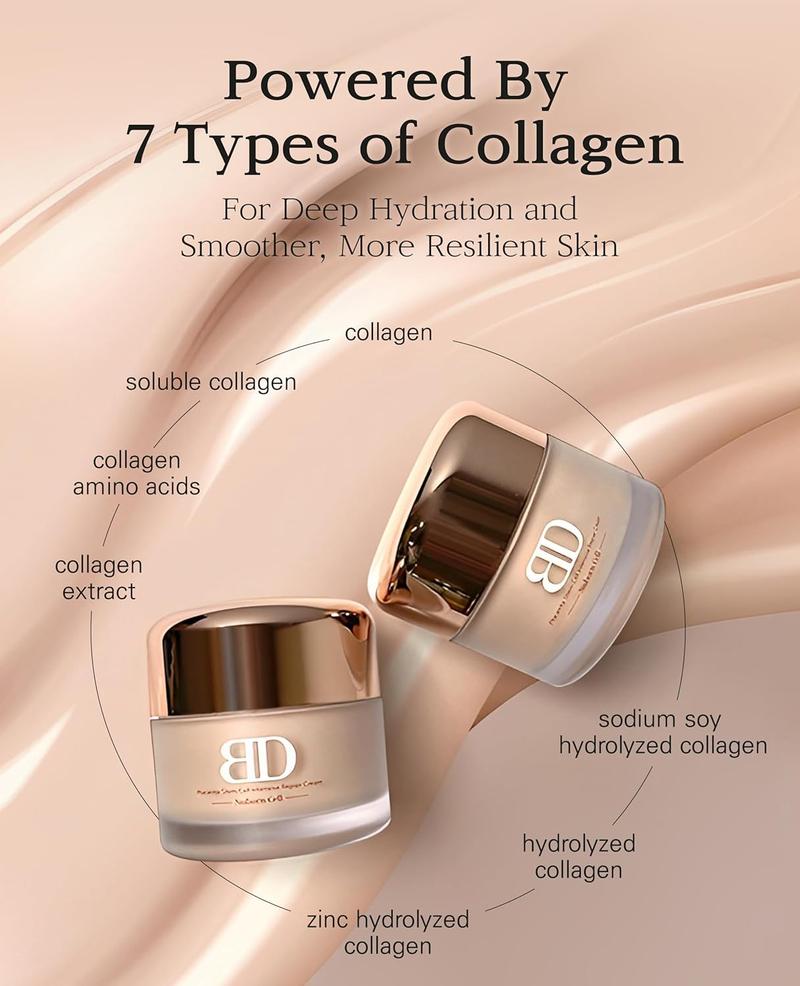 [LIVE EXCLUSIVE] Nuborn Cell Placenta Stem Cell Intensive Repair Cream & Nuborn Cell Honey Retinol Shot Anti Aging Serum  | Dragon Blood Cream with Placental Extract | Collagen Korean Skin Care for Glass Skin 50ml (1.69 fl oz)