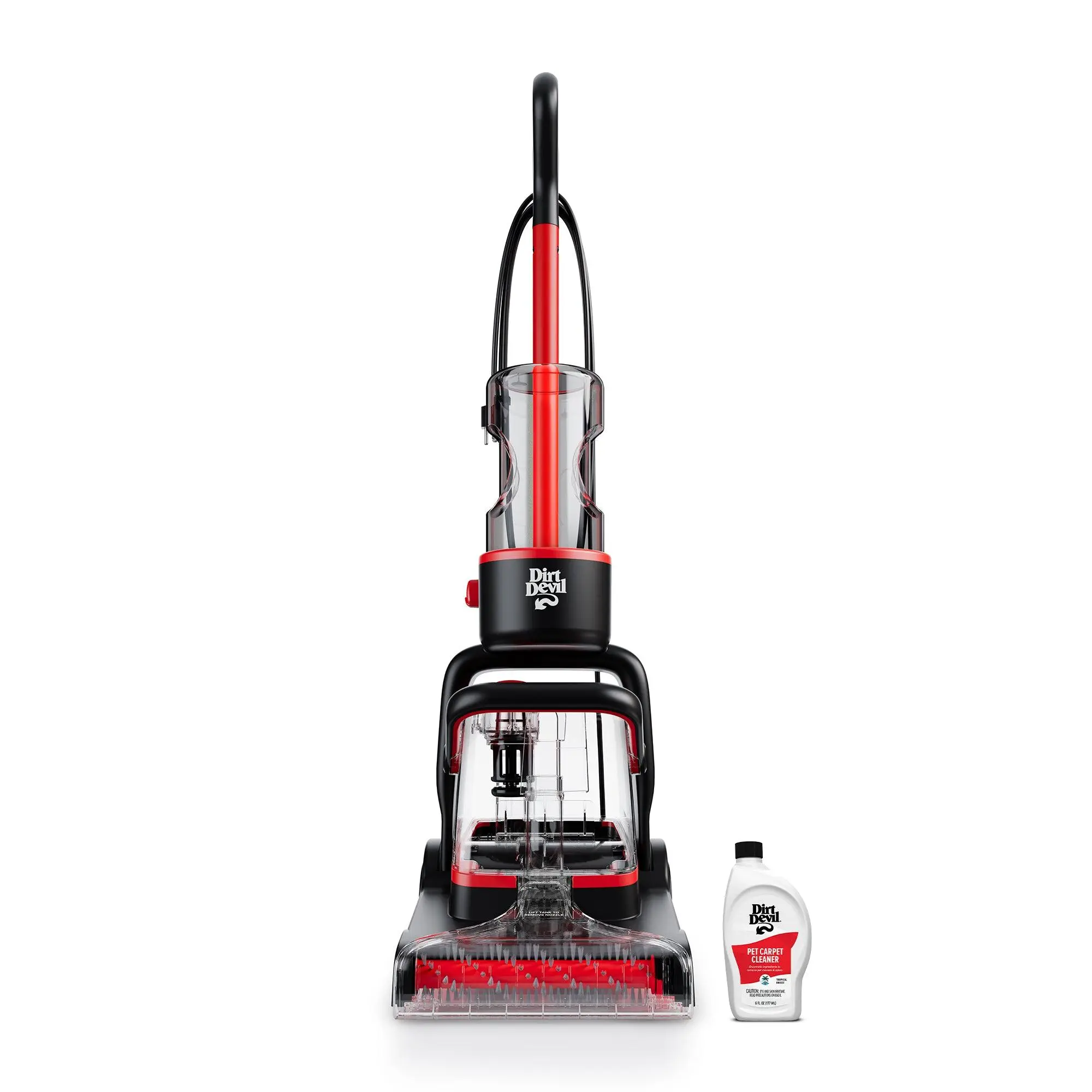 Dirt Devil Carpet Cleaner Home Appliance - Powerful Extraction, Antimicrobial Roll, Lifts Tough Dirt, Quick Refresh Mode, Rinseable Tanks, Easy Clean-Up for Stains, Odors
