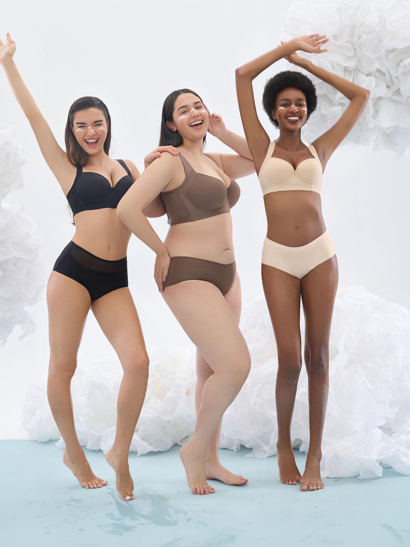 Mimilemon 3PCS Cozy seamless bra  push-up Full coverage bra for women everyday Comfort  full cup bra Seamless Tshirt Bras Sports Bra Bralette Basic Comfortable Fit Womenswear Everyday  TikTokShopBlackFriday Close comfortable Bra