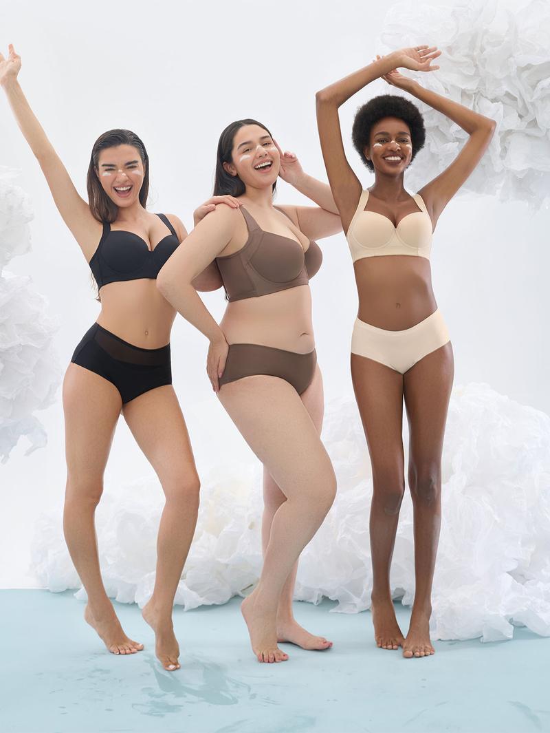 Mimilemon 3PCS Cozy seamless bra  push-up Full coverage bra for women everyday Comfort  full cup bra Seamless Tshirt Bras Sports Bra Bralette Basic Comfortable Fit Womenswear Everyday  TikTokShopBlackFriday Close comfortable Bra