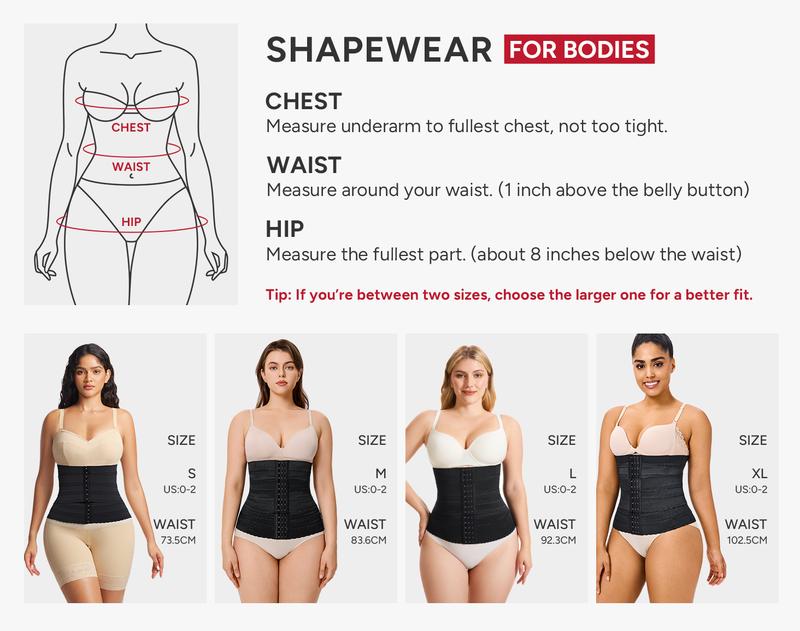 Nebility Women's Waist Cincher Belt - Adjustable Tummy Control Body Shaper, High Elasticity Abdominal Binder, Comfortable Basic  Womenswear Compression Minimalist