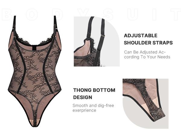 Shapellx Lace Glamour Thong Hourglass Bodysuit Tummy bridle Front Button Design Tops Comfort Shapewear for Women Sleeveless Skinny Slim Womenswear Shapellx Lace Glamour Thong Hourglass Bodysuit Tummy bridle Front Button Design Tops Comfort Shapewear for Women Sleeveless Skinny Slim Womenswear