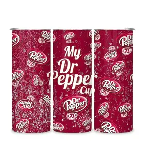 My Dr. Pepper Cup Tumbler | 20oz Skinny Tumbler | Soda Lover Gift, Dr Pepper Fan Drinkware | Gift For Him And Her