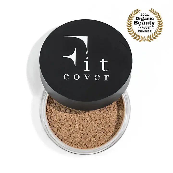 Fitcover Active Mineral Loose Powder Foundation – Skin Perfecting Matte Powder Foundation for Flawless, Poreless Finish Makeup
