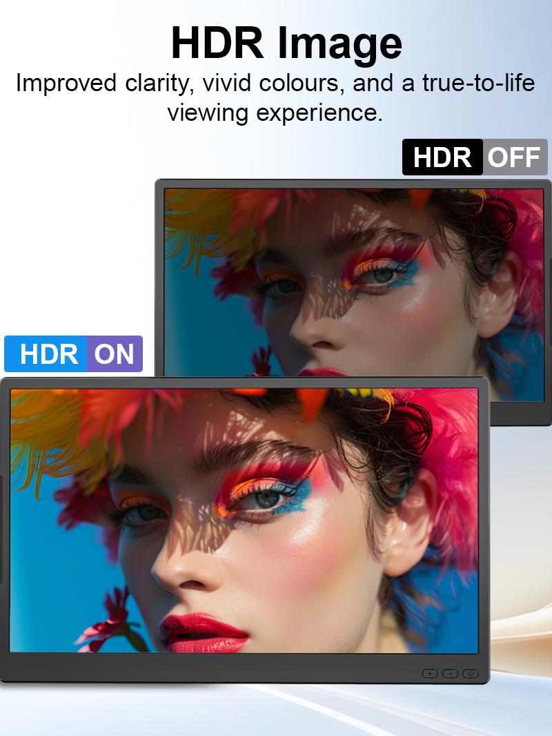 【TikTokShopSpringGlowUp】Cevaton Laptop Screen Extender 1.87lbs Ultra-Portable & Ultra Slim, 14" FHD 1080P Single Portable Monitor for 13.3"-17.3" Laptop, Plug & Play Travel Monitor Extender Compatible with Wins/Mac/Chrome/Android