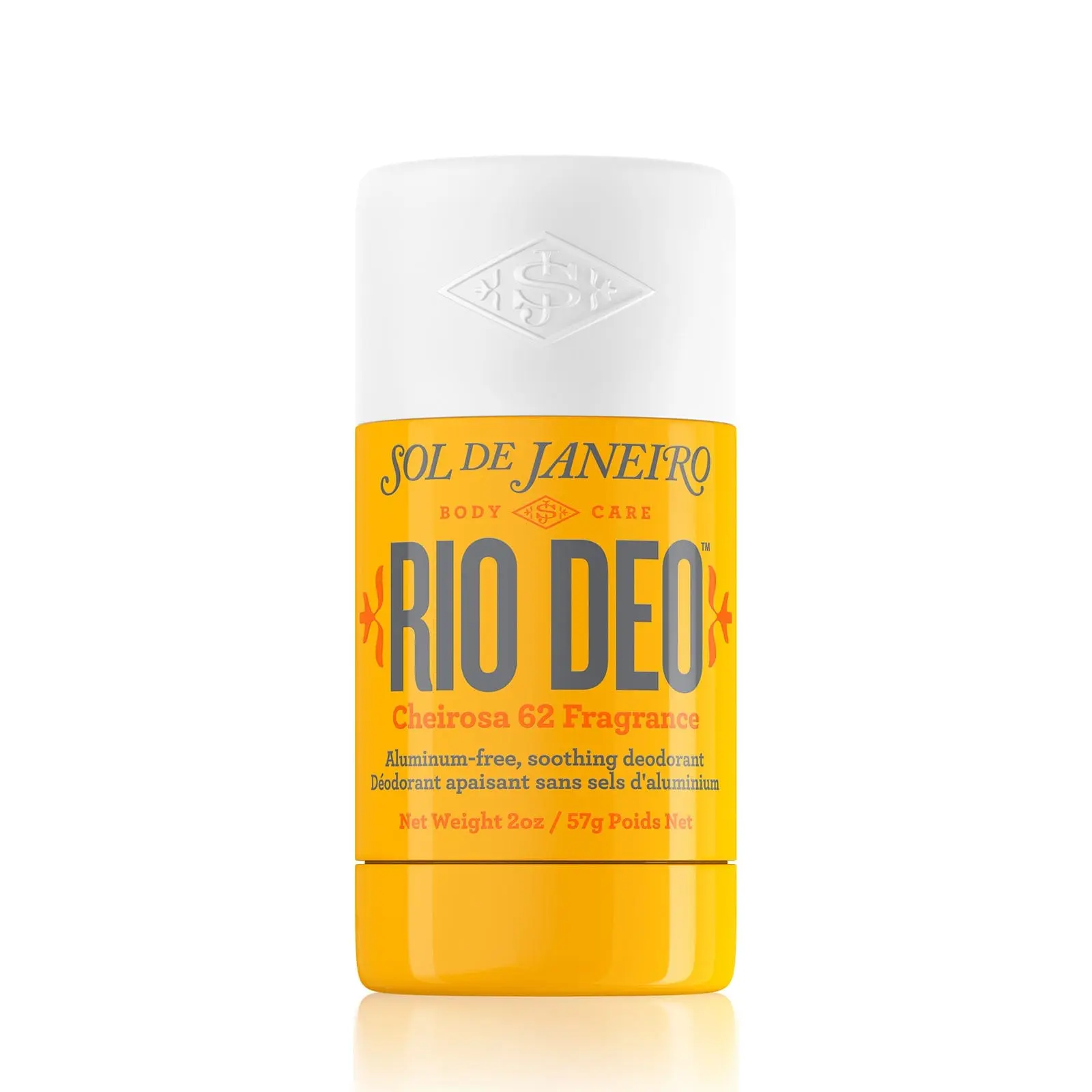 Sol de Janeiro Rio Deo Aluminum-Free Deodorant in Cheirosa 62 Scent, Daily Moisturizing Body Care with Pistachio & Salted Caramel, Baking Soda-Free, Aroma, Single Item, Aluminum Free Deodorants, Underarm Care
