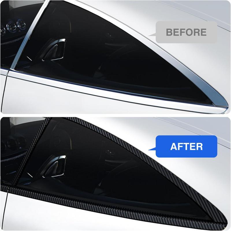 Carbon Fiber Pattern Car Sticker, Self Adhesive Scratch-resistant Car Body Sticker, Multifunctional Waterproof Car Decal, Universal Car Exterior Accessories