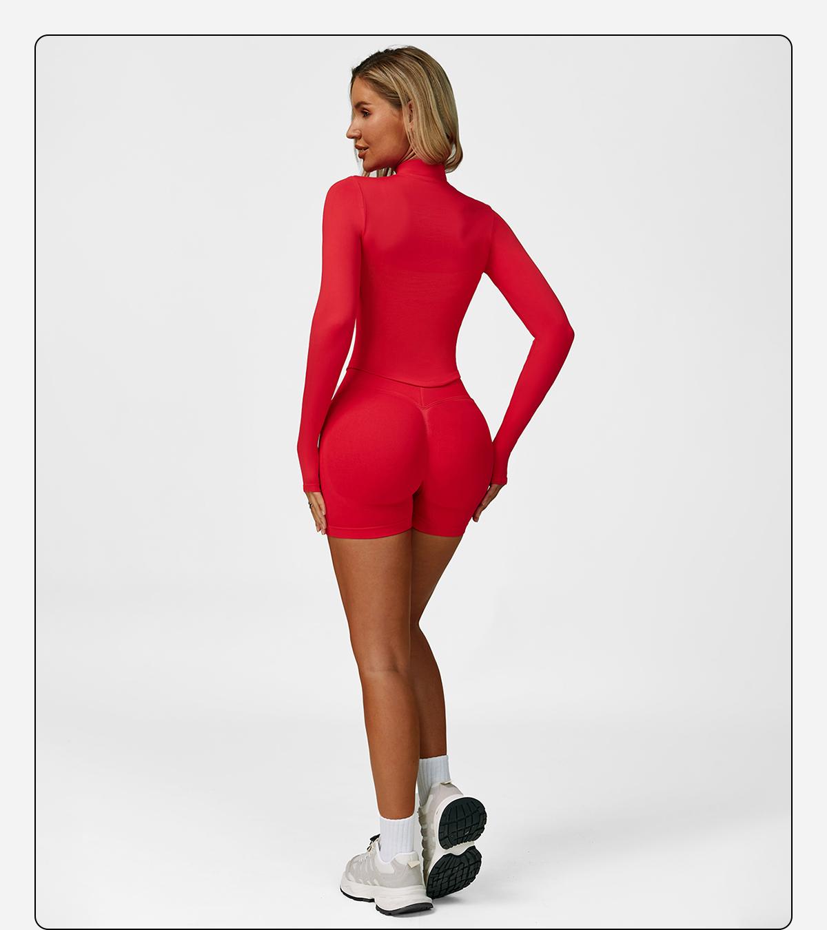 MFVIM Women's Sports Three-Piece Set Impact Compression High Waist Butt Lifting Yoga Pants for Running Yoga Everyday Workouts SpringStatements