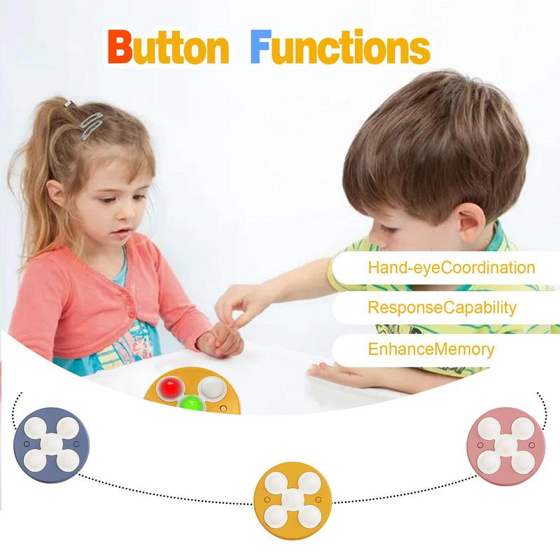 Stress Relief Toys Quick Push Game - One-handed handheld bubble game, fun and portable. Suitable for kids and adults. Holiday and party favors.
