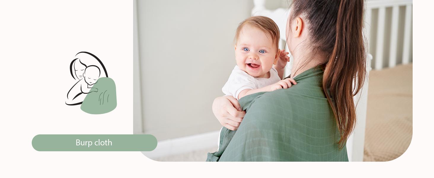 Yoofoss Muslin Swaddle Blankets – 4-Pack Receiving Blankets for Baby Boys and Girls, 47 x 47 inches, Neutral Swaddle Wrap made of 70% Rayon from Bamboo and 30% Cotton