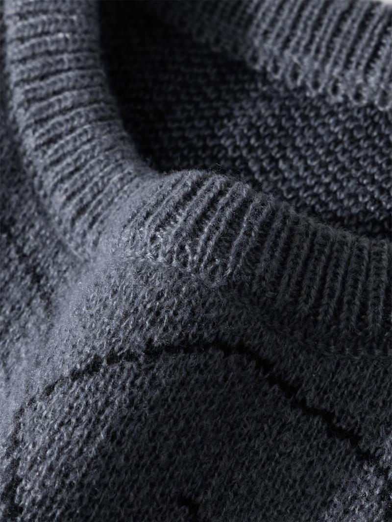 2026 #Springfresh Winter Cartoon Shark Crewneck Polyester Pullover Sweater Unisex Oversized Elegant Casual Streetwear Thick Knitwear Grey Fashion Sweaters Knitted