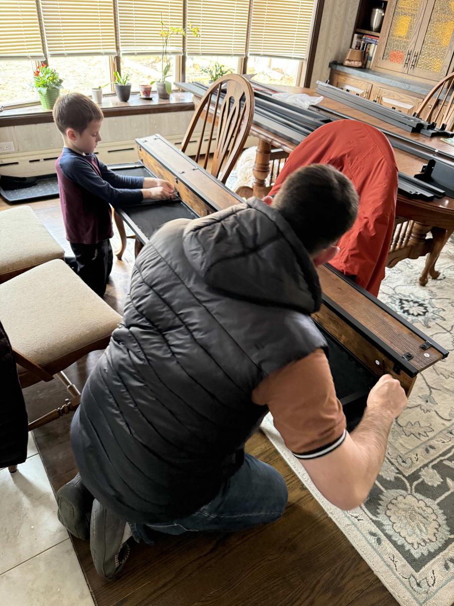 Item: Vintage Brown and Black, King