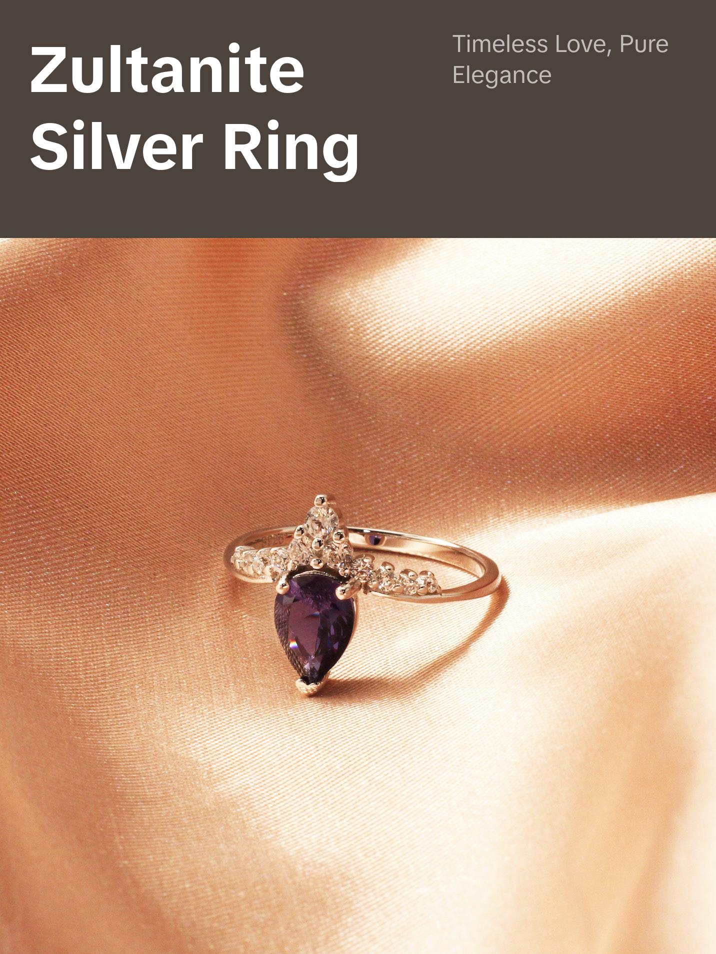 Zultanite 925 Sterling Silver Ring for Women