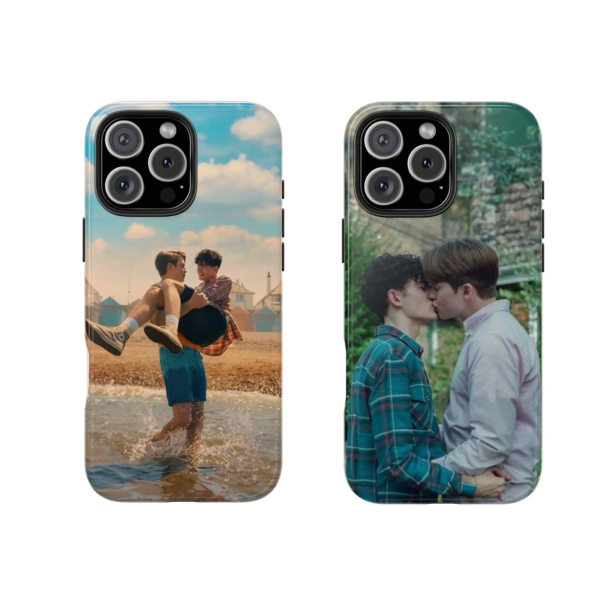 Heartstopper Couple Phone Case | Cute Couple Nick & Charlie Romance Case | LGBTQ Love Inspired Case | Gift For Fans