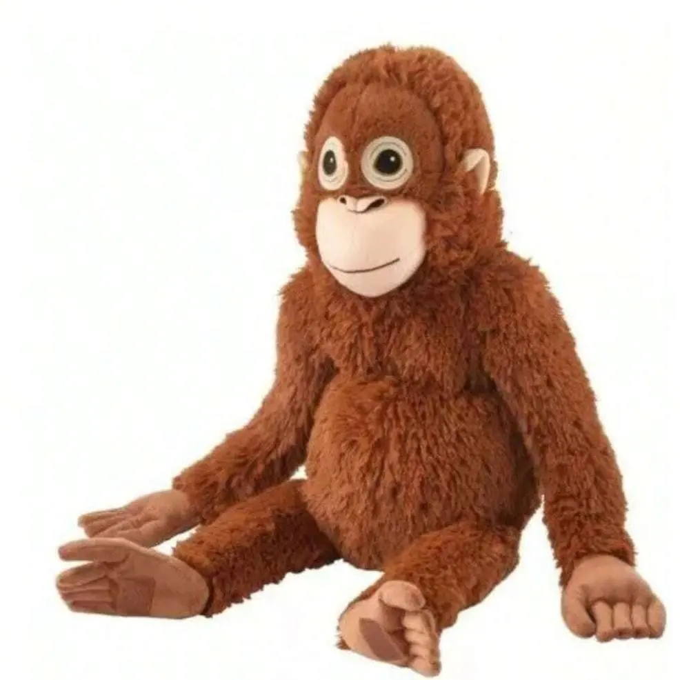 Monkey Design Stuffed Toy, 1-Count Cute Hanging Monkey Plush Toy, Soft Stuffed Animal for Play, Home Decor and Birthday Gifts
