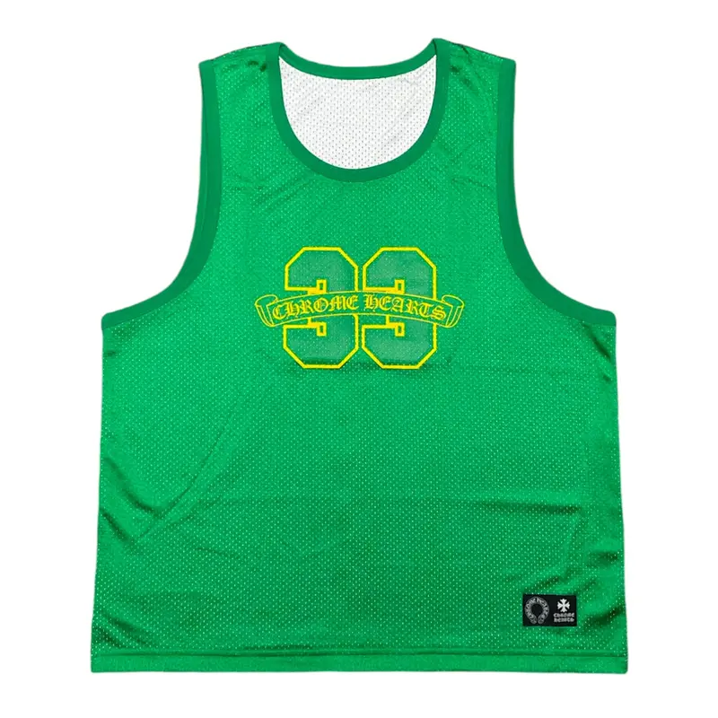 green chrome hearts mesh jersey - TikTok Shop