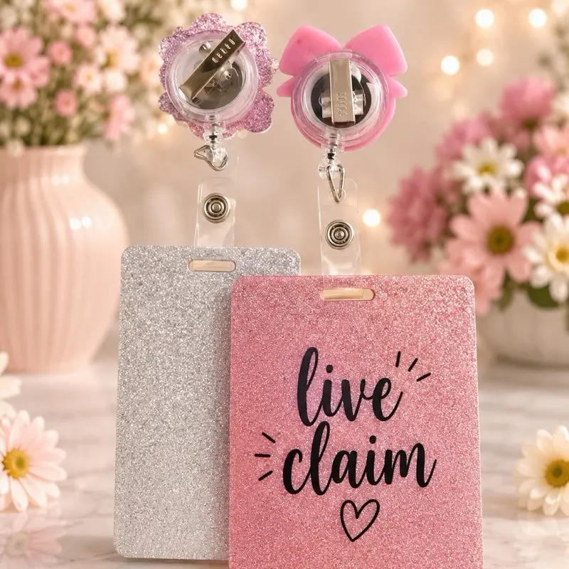 Badge Buddies - Customizable Lanyard & Badge Holder for Events & Conferences - live claim