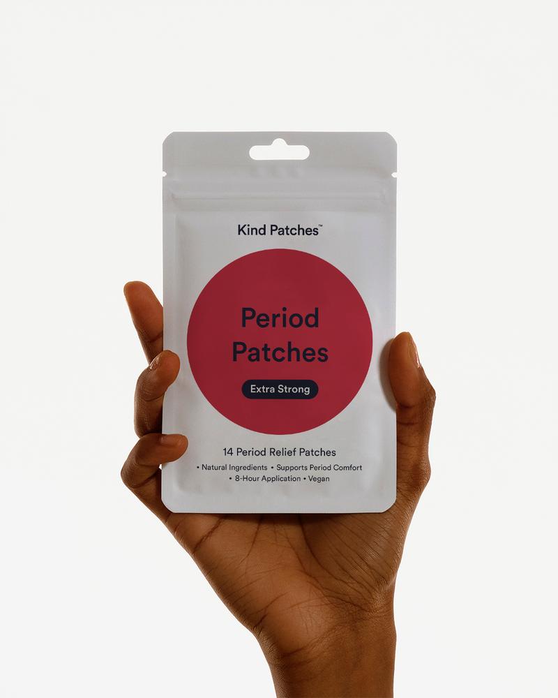 Kind Patches, Period Patches Extra Strong, 14 Period Relief Patches: Natural ingredient, Support Period Comfort, 8 Hour Application
