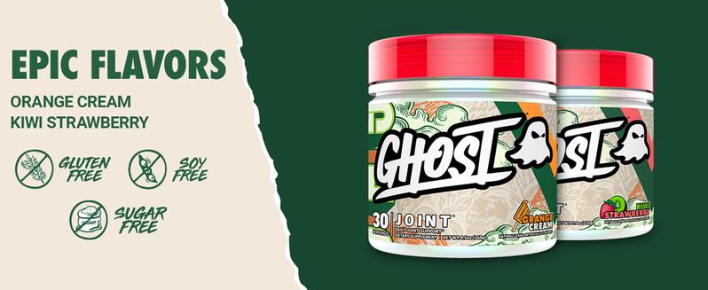 GHOST Joint Supplement (30 Servings) - Daily Joint Maintenance Supplement for Men & Women - Glucosamine HCL, Chondroitin Sulfate & Curcumin - Cartilage, Bones & Joint Support Healthcare Dietary