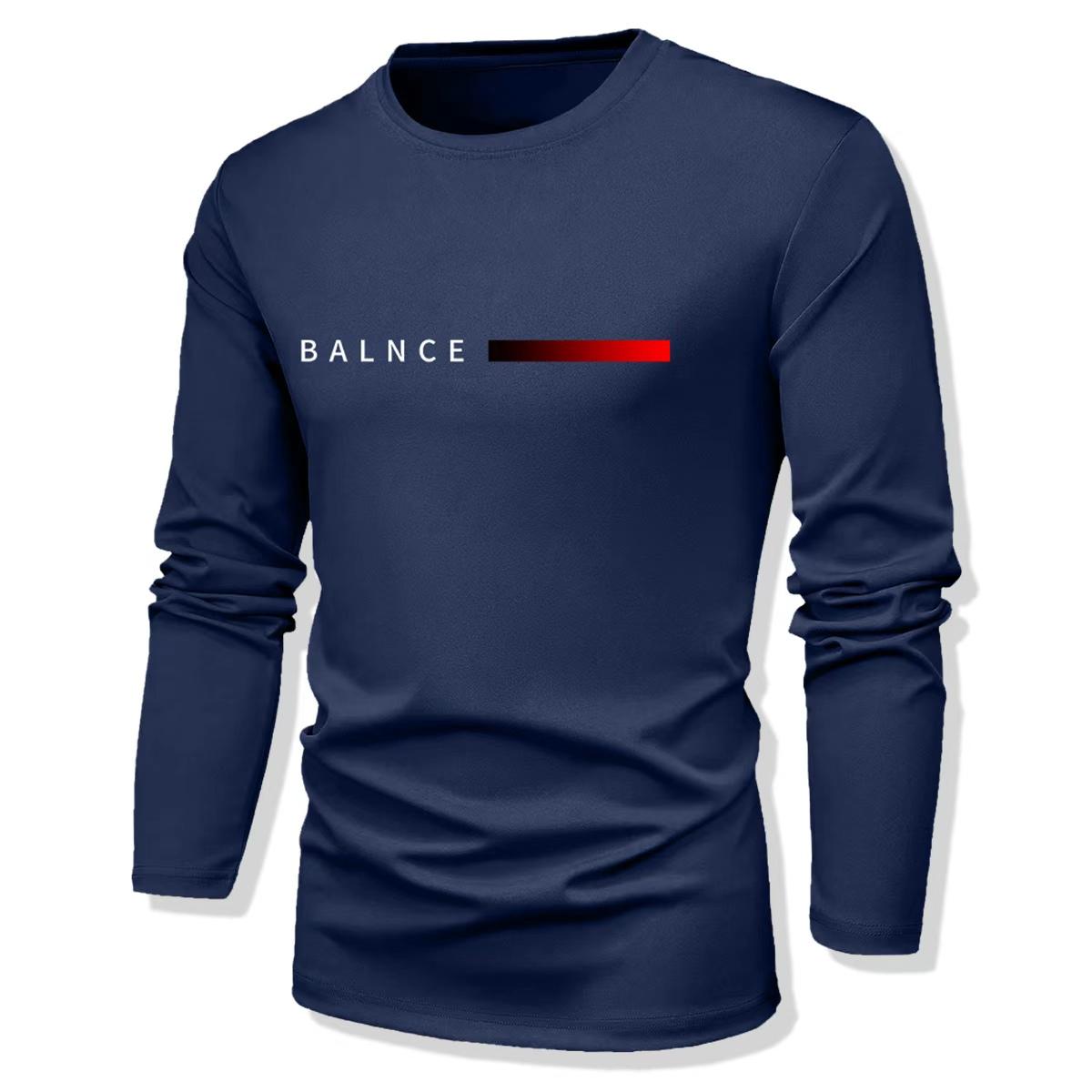 Men's Long Sleeve T-Shirt Quick Dry Fitness Moisture Wicking Fabric Multiple Colors Training Running Casual Breathable Sports Top Crew Neck Stretch