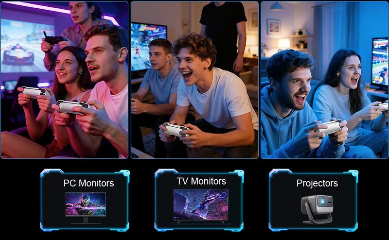 2026 All-New Upgrade M15 Retro Gaming Stick Pro 128GB 4K Video Game Console with 40000+ Classic Games 23 Emulators Dual 2.4G Wireless Controllers Plug and Play for TV Portable Electronic