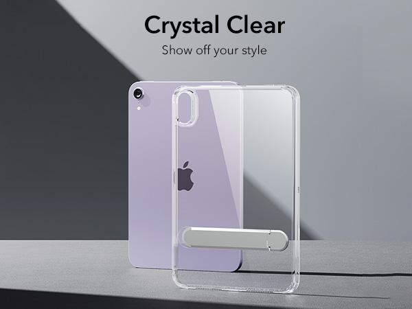 ESR Classic Series Case for iPad mini 6/7, Yellowing Resistant, Hard Back, Thin and Lightweight, Shock and Drop Protection, Supports Pencil Pro and Pencil(USB-C)