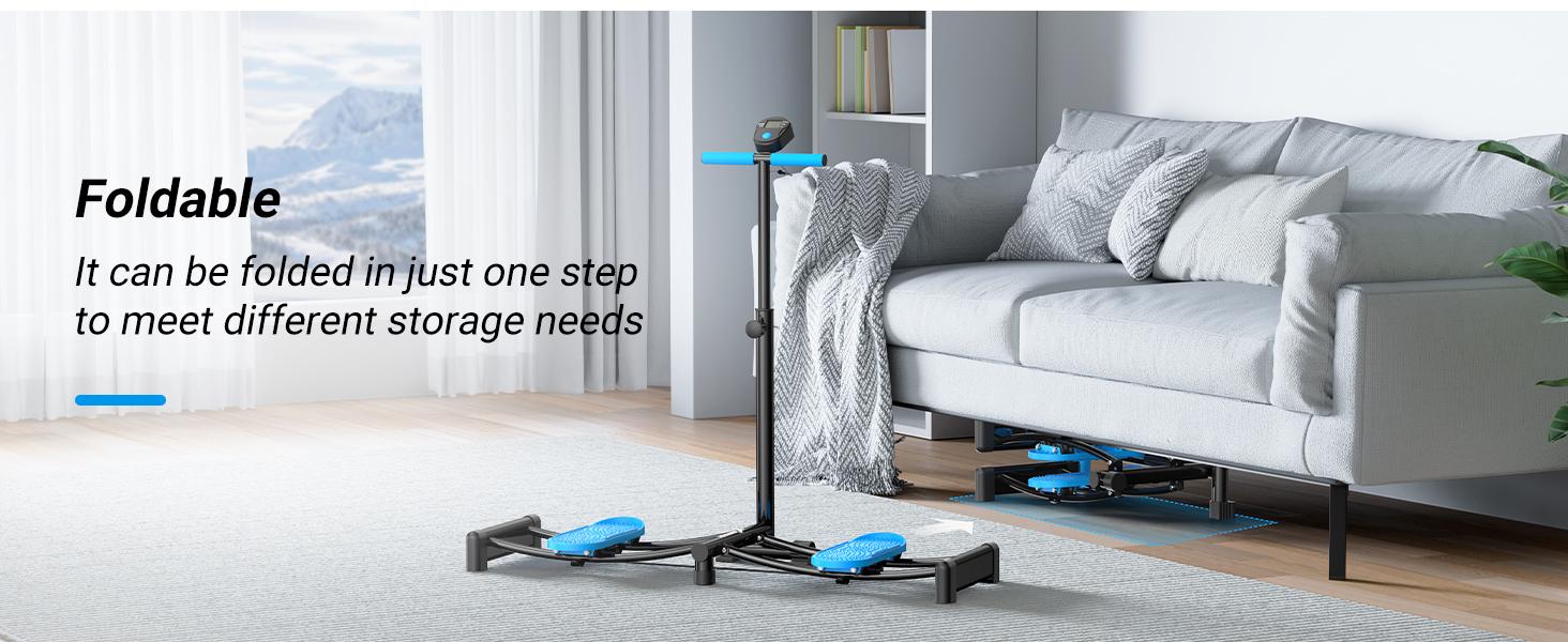 Merach  2 in 1 leg Exerciser Strength Training Leg Machine Low Impact Plyometric Training Home Gym Machine Indoor Workouts Equipment