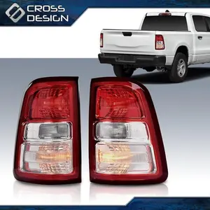 CROSSDESIGN TAIL LIGHT LAMP LEFT RIGHT 55112989AE 55112988AE FIT FOR 19-22 RAM 1500