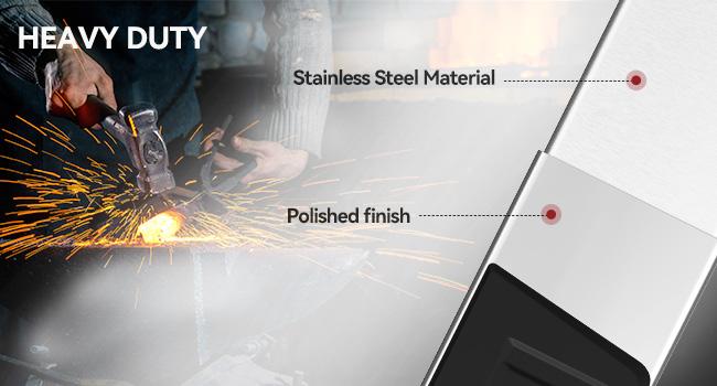 YITAMOTOR 6 Inch Running Boards for 2019-2025 Chevy Silverado/GMC Sierra 1500 Crew Cab & 2020-2025 2500HD 3500HD Crew Cab Stainless Steel Side Step Bars