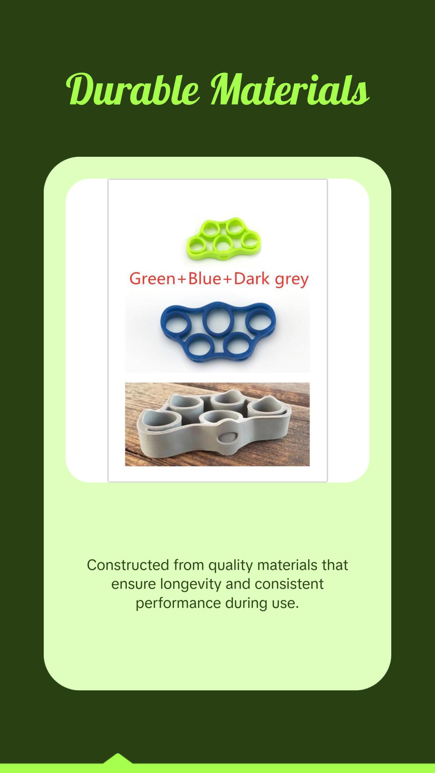 Silicone Resistance Extensor Trainer for Hand and Forearm Strength