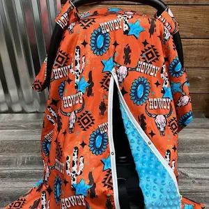 Howdy harvest car seat cover