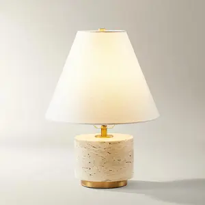 Z Gallerie Arden Travertine Table Lamp