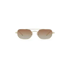 Banbe The Cameron Sunglasses in Gold & Chocolate Fade