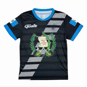 Guatemala Away 2025 Black Jersey - Official Team Edition with Quetzal Logo & National Colors for Fans