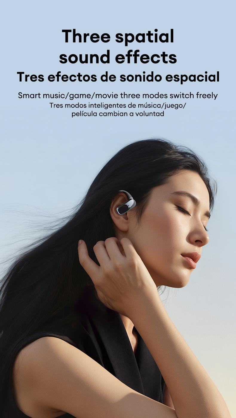 OpenAir Ultra Intelligent Bible Prayer Earphones, App-Based Prayer & Scripture Audio,Full-Color Touch Display Bluetooth Earbuds ，Dynamic Stereo Sound Earbuds with ENC Call Noise Canceling Mic