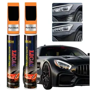 2PCS Touch Up Paint for Car, Car Paint Scratch Repair Kit, 2 in 1 Premium Scratch Remover Pen with Exact Color-Matched