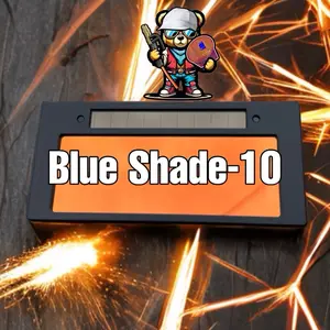 Blue Welding Lens. Shade-10