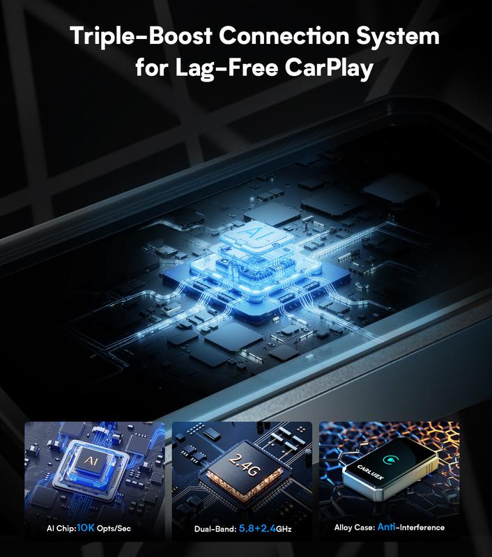 CARLUEX LINK Wireless CarPlay and Android Auto Adapter