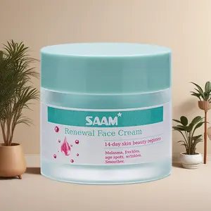 SAAM Renewal Cream is fixing my dark spots while I sleep-This texture is chef’s kiss  Super creamy, absorbs fast!