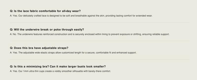 Popilush Minimizer Bras for Women Supportive Full Coverage Underwire Floral Lace Bras Plus Size Lifting Unpadded Bra Elegant Outfits