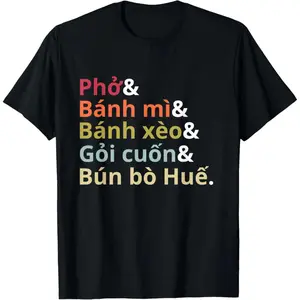 Vietnamese Foodie - Vietnam Pride T-Shirt Men's and women's T-shirts